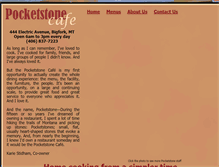 Tablet Screenshot of pocketstonecafe.com